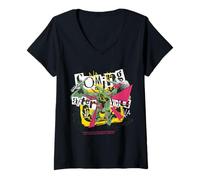 Womens Scooby Doo Merch Coming After You Na Na V-Neck T-Shirt