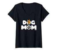 Women's Scooby-Doo Mother's Day Dog Mom V-Neck T-Shirt