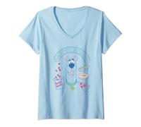 Womens Scooby-Doo Scooby Snacks V-Neck T-Shirt