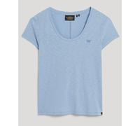 Women's scoop-neck T-shirt Superdry Bleu L