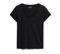Women's scoop-neck T-shirt Superdry Noir XS