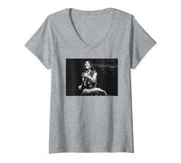 Women's Scorpions Live Guitarist Rudolf Schenker V-Neck T-Shirt