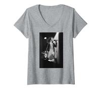 Women's Scorpions Singer Klaus Meine Live At Reading 1979 V-Neck T-Shirt