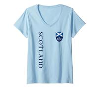 Women's Scotland Thistle Badge V-Neck T-Shirt