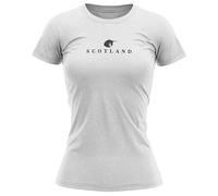 Womens Scottish Unicorn T Shirt Ladies Scotland Supporter Football Tee European Footy Top, S, White