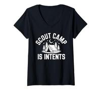 Womens Scout Leader Funny Scout Camp Scout V-Neck T-Shirt