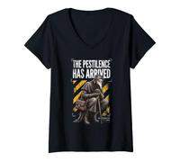 Women's SCP Foundation SCP-049 Plague Doctor Euclid Anomaly V-Neck T-Shirt