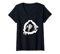 Women's SCP Foundation SCP-049 Plague Doctor V-Neck T-Shirt