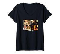 Women's Scream Official Ghostface Classic Slasher Horror Movie Appar V-Neck T-Shirt