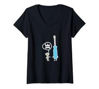 Womens Screw Screwdriver You Drive Me Crazy Funny Statement Humor V-Neck T-Shirt