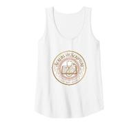 Womens Scrubs and Scripture Christian Nurse Faith Healing Tank Top