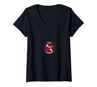 Womens Scuba Dive Caribbean V-Neck T-Shirt