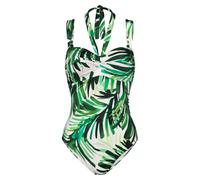 Women's Sculpting Fabric One-Piece Swimsuit Triumph Summer Palm Vert 42D