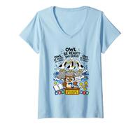 Women's Seagull Owl Be Ready 2nd Grade Funny Back to School Student V-Neck T-Shirt