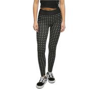 Urban Classics Women's Ladies Seamless Heritage Leggings Pants, Blackhoundstooth, L/XL, Blackhoundstooth, L-XL