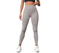 Women's Seamless Sports Leggings, Yoga Trousers, High Waisted Hips, Casual Slim Fit, Solid Colour, Chic and Classic, Passe-Partout Anti Cellulite Breathable Pants