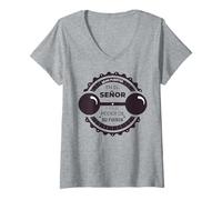 Womens Sean fuertes en el Señor y en su Gran poder de su fuerza V-Neck T-Shirt