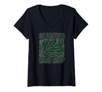Women's Seaweed is My Cash Crop V-Neck T-Shirt