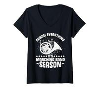 Womens Section Leader Cancel Everything it´s Marching Band Season V-Neck T-Shirt