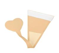 Women's Self Adhesive No Panty Line Heart Shaped Strapless C-String Thong Invisible Love Shaped No Panty Line Lace Panties (UK, Alpha, One Size, Regular, Regular, 1, Skin tone - Peach Heart)