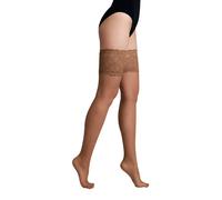 Women's self-fixing tights Conte Elegant Amour Bronze Size 1/2
