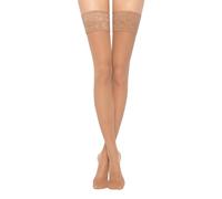 Women's self-fixing tights Conte Elegant Class 20 Beige Taille 3/4