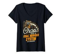 Women's Sensory Processing Disorder Awareness SPD V-Neck T-Shirt