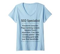 Womens SEO Specialist V-Neck T-Shirt