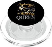 Womens September Girl Stepping Into My Birthday Like A Boss PopSockets PopGrip for MagSafe