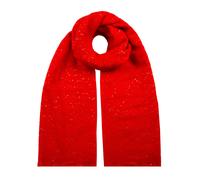Women's Sequin Scarf with Fringe Ends - BERRY / ONE