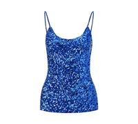 Women's Sequin Tops Sleeveless Glitter Camisole Vest Adjustable Straps Daily Halter Tank Tops Blouse Tshirts For Night Club Party Performance Costume Camisole Sleep Set (BU1, One Size)