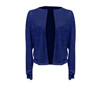 Women's Sequined Flight Jacket Baseball Jackets Hip Hop Jazz Modern Dance Coat Performance Costume Solid Color Sequin Casual Short Women Winter Ladies Jacket (Blue, M)