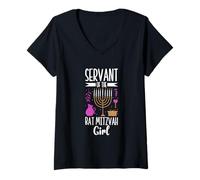 Womens Servant of the Bat Mitzvah V-Neck T-Shirt