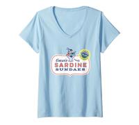 Women's Sesame Street Oscar's Sardine Sundaes V-Neck T-Shirt