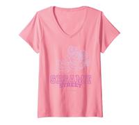 Women's Sesame Street Since 1969 Abby Cadabby V-Neck T-Shirt