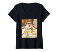 Womens Setting boundaries, grumpy gnome, scroll, No V-Neck T-Shirt