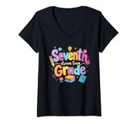 Women's Seventh Grade Teacher Dream Team Back to School 7th Grade V-Neck T-Shirt