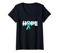 Womens Sexual Assault and Violence Awareness Month V-Neck T-Shirt