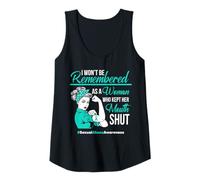 Womens Sexual Assault Sexual Abuse Survivor Tank Top
