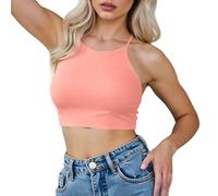 Women's Sexy Bikini Top Padded Soft Tie Back 50s Style Swimsuit for