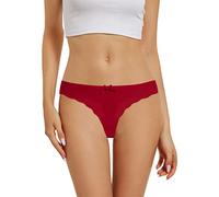 Women's Sexy Ice Silk Thong - Seamless Panties Low Waist Comfortable Breathable Solid Color Simple Briefs Lightweight Soft And Elegant Casual Everyday Mini Shorty 2026