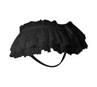 Women's Sexy Mesh Mini Skirt High Waist Solid Color Micro Skirt with Lingerie Panties Lace Bodycon Bikini Beach Tull Nightwear Adjustable Female Underwear
