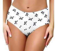 Women's Sexy Panties Medium Size - Seamless Panties Printed Bow Classic Soft Breathable Bikini Briefs And Elegant Casual Simple Style Slim Fit Basic Shorty 2026