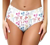 Women's Sexy Panties Medium Size - Seamless Panties Printed Bow Classic Soft Breathable Bikini Briefs And Elegant Casual Simple Style Slim Fit Basic Shorty 2026