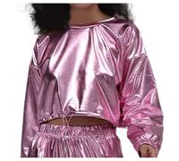 Women's Sexy Short Sweatshirt Long Sleeve with Drawstring Pullover Top Round Neck Casual Basic Chic Slim Fit Cute Top for Party, Party, Ball, Clubwear Daily