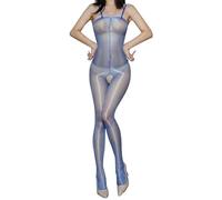 Women's Sexy Transparent Temptation Pantyhose Four Face Open Sleeveless Body Stockings Pantyhose Sheer Tights Bodysuit