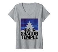 Women's Shaolin Temple Martial Art Kung Fu Kung Fu Master V-Neck T-Shirt