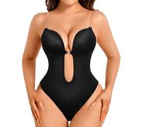 Women's Shapewear Bodysuit - Black 3XL
