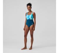 Women's Shaping Printed Contour Eclipse Swimsuit DarkTeal/Green - 44 44