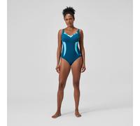 Women's Shaping Printed LunaElustre Swimsuit DarkTeal/Green - 38 38